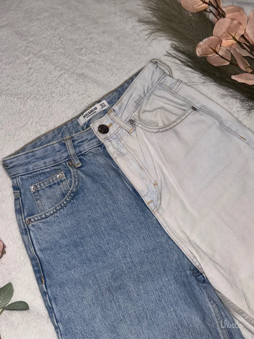 PULL&BEAR efektne farmerke 🩵