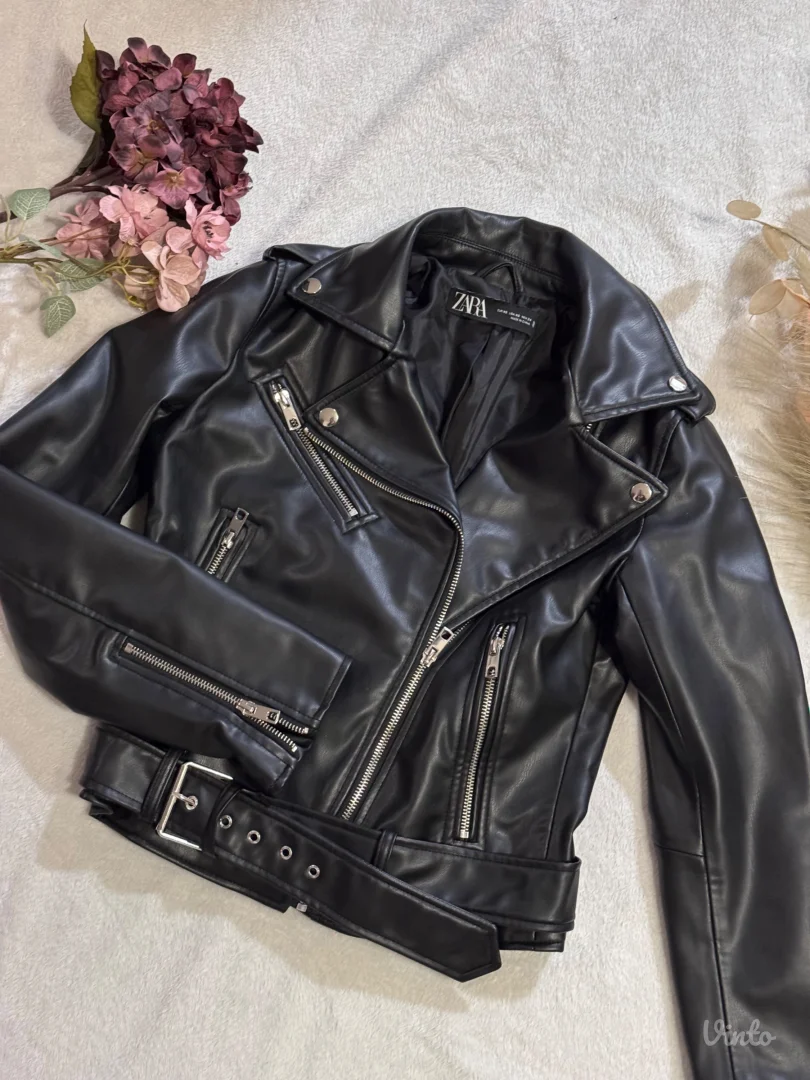 ZARA kožna jakna - NOVO! 🖤