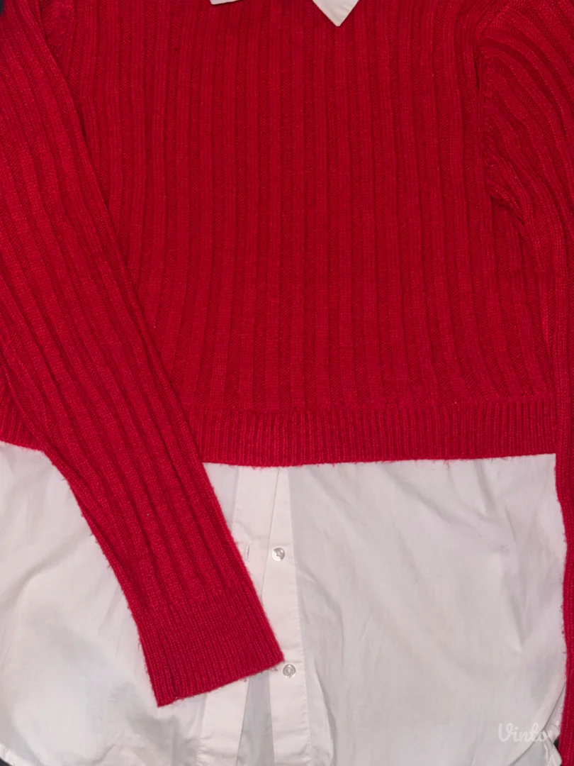 ZARA košulja + džemper ❤️