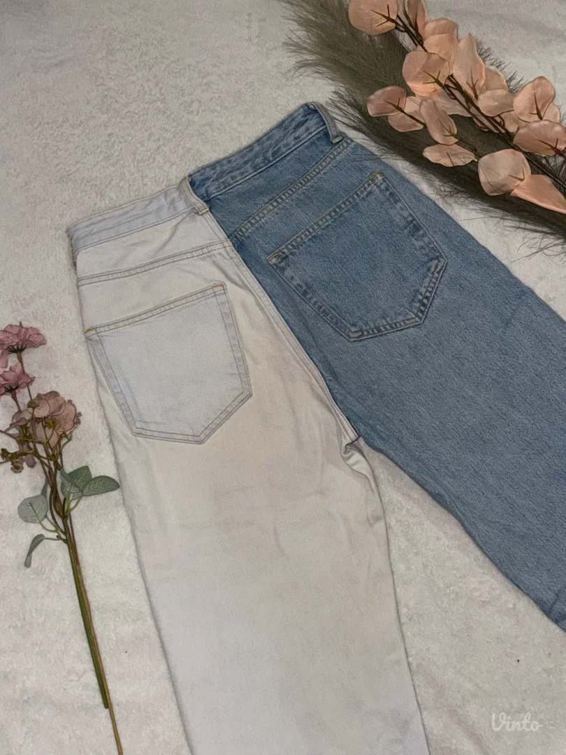 PULL&BEAR efektne farmerke 🩵