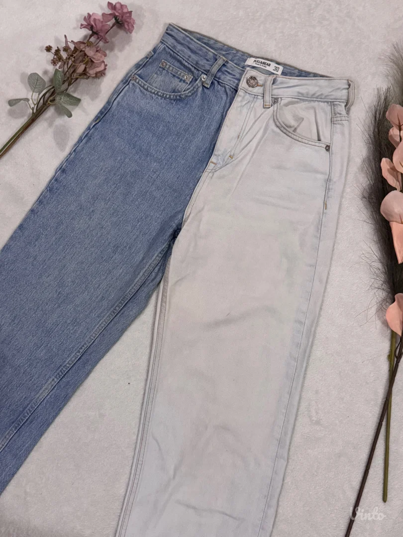 PULL&BEAR efektne farmerke 🩵