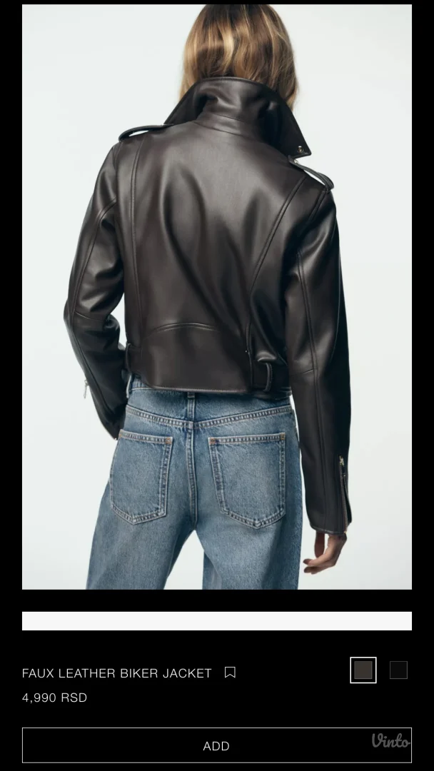 ZARA kožna jakna - NOVO! 🖤