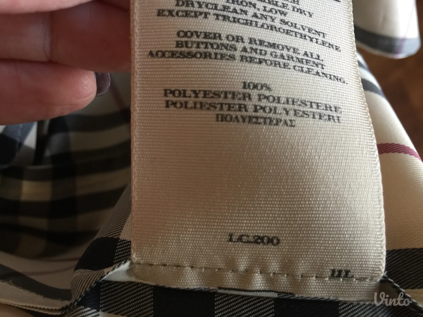 Burberry mantil M - L Original NOV