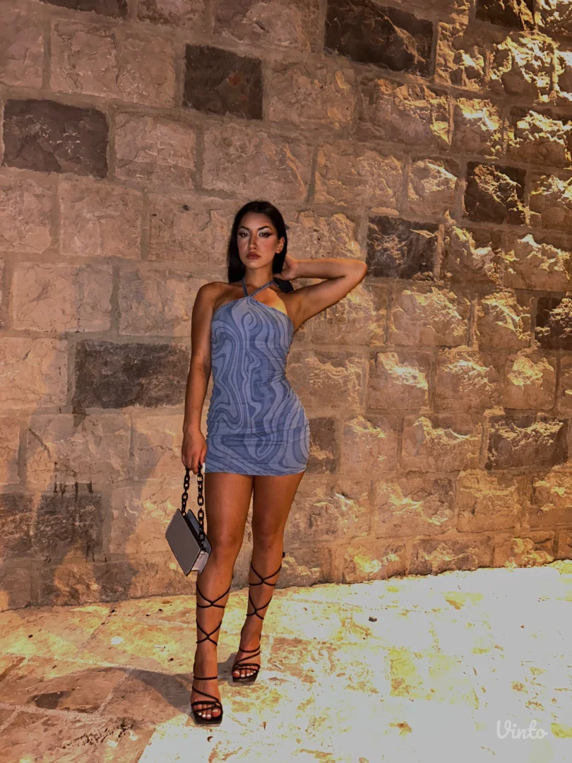 Teksas mini haljinica