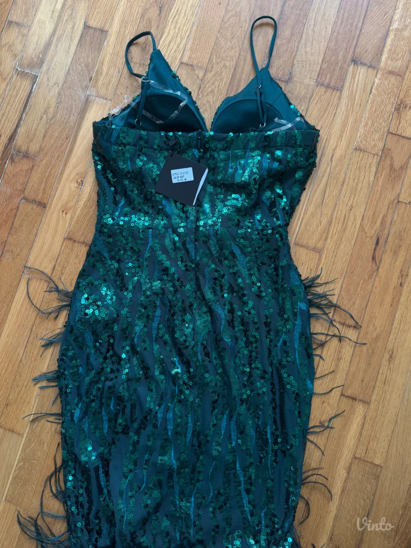 Svecana dugacka haljina sa prorezom