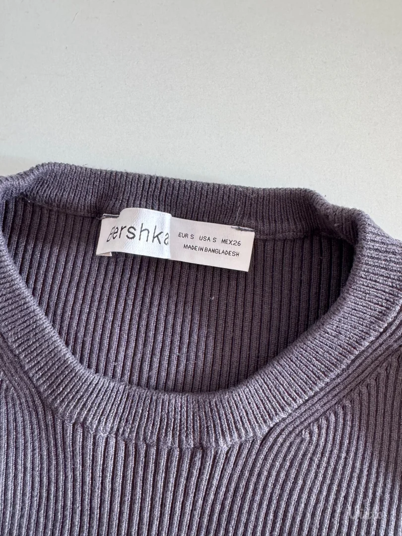 Majica sa dugim rukavima crop