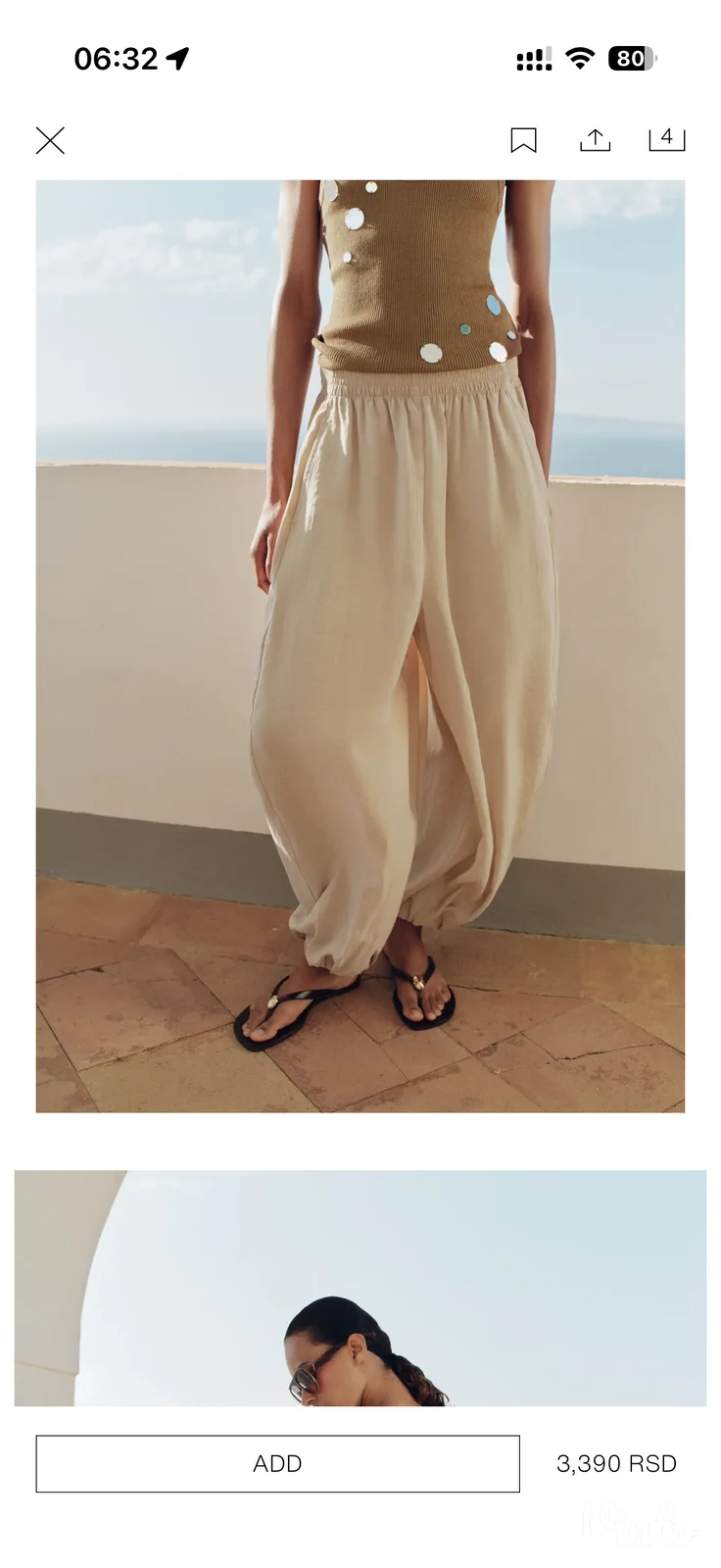 Zara nove pantalone