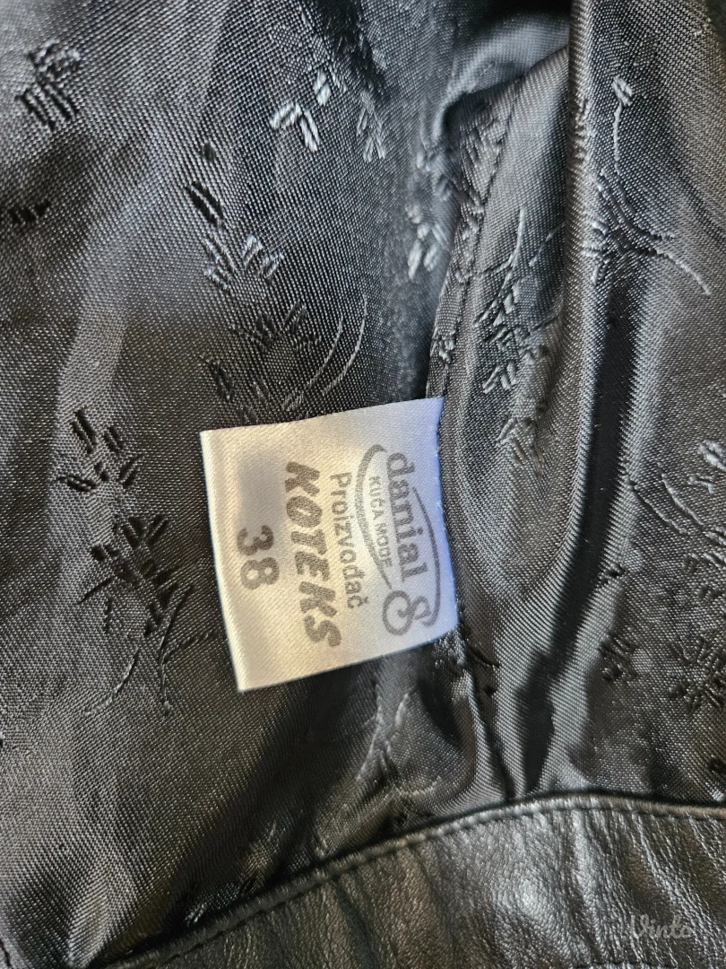 Ženska kožna jakna 38 vel – jagnjeća koža – Koteks / Danials