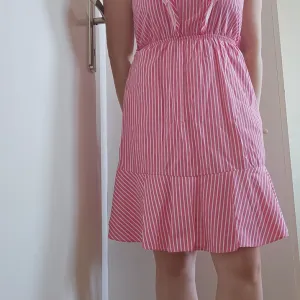 Roze letnja pamucna haljina