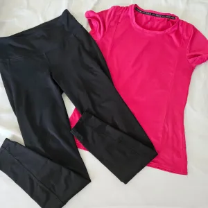 Sportski komplet za trening - Energetics majica + H&M helanke