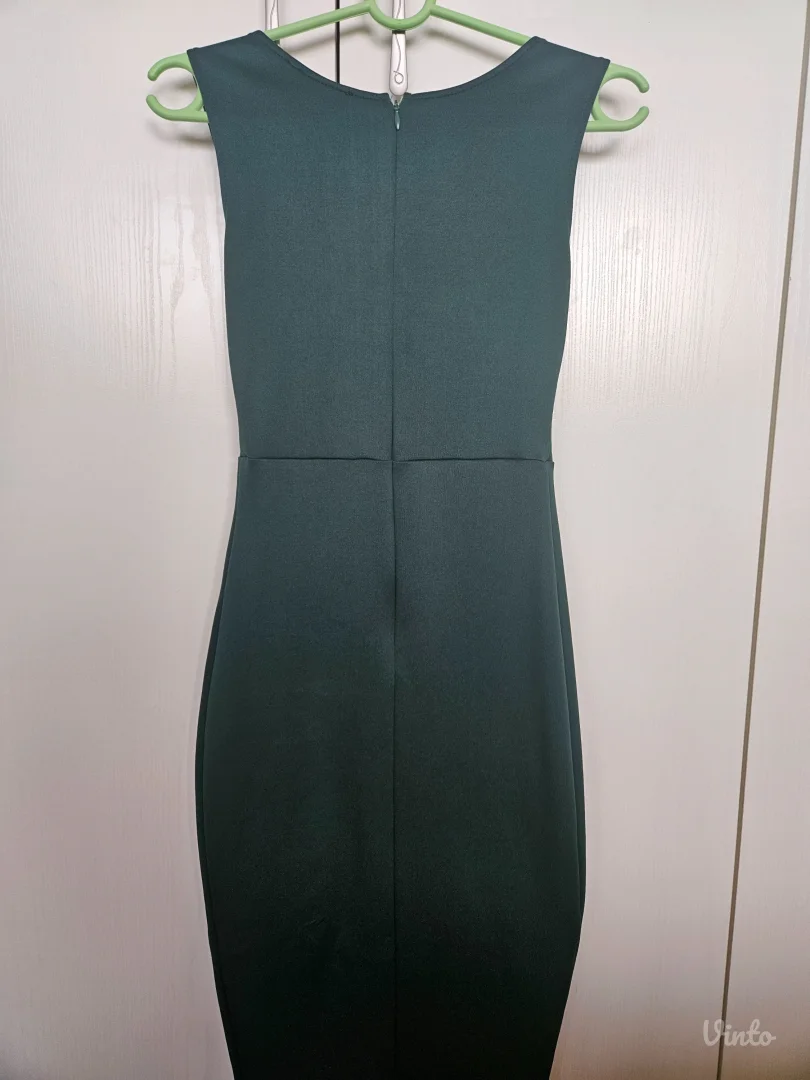 Blondy elegantna smaragdno zelena haljina
