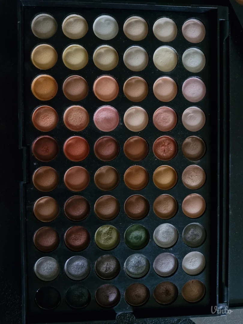 MAC paleta senki u dva nivoa: 2x60 nijansi