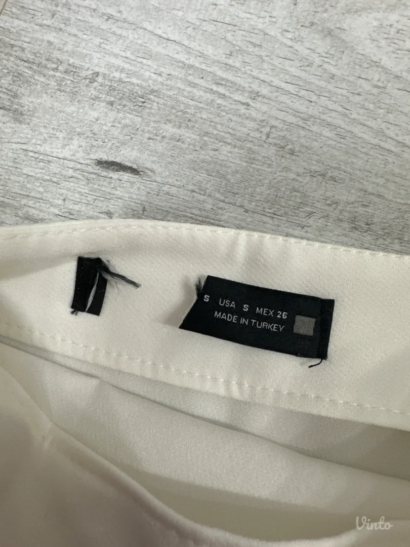 ZARA bela suknjica/sorc