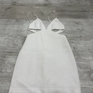 ZARA bela haljina sa prorezima