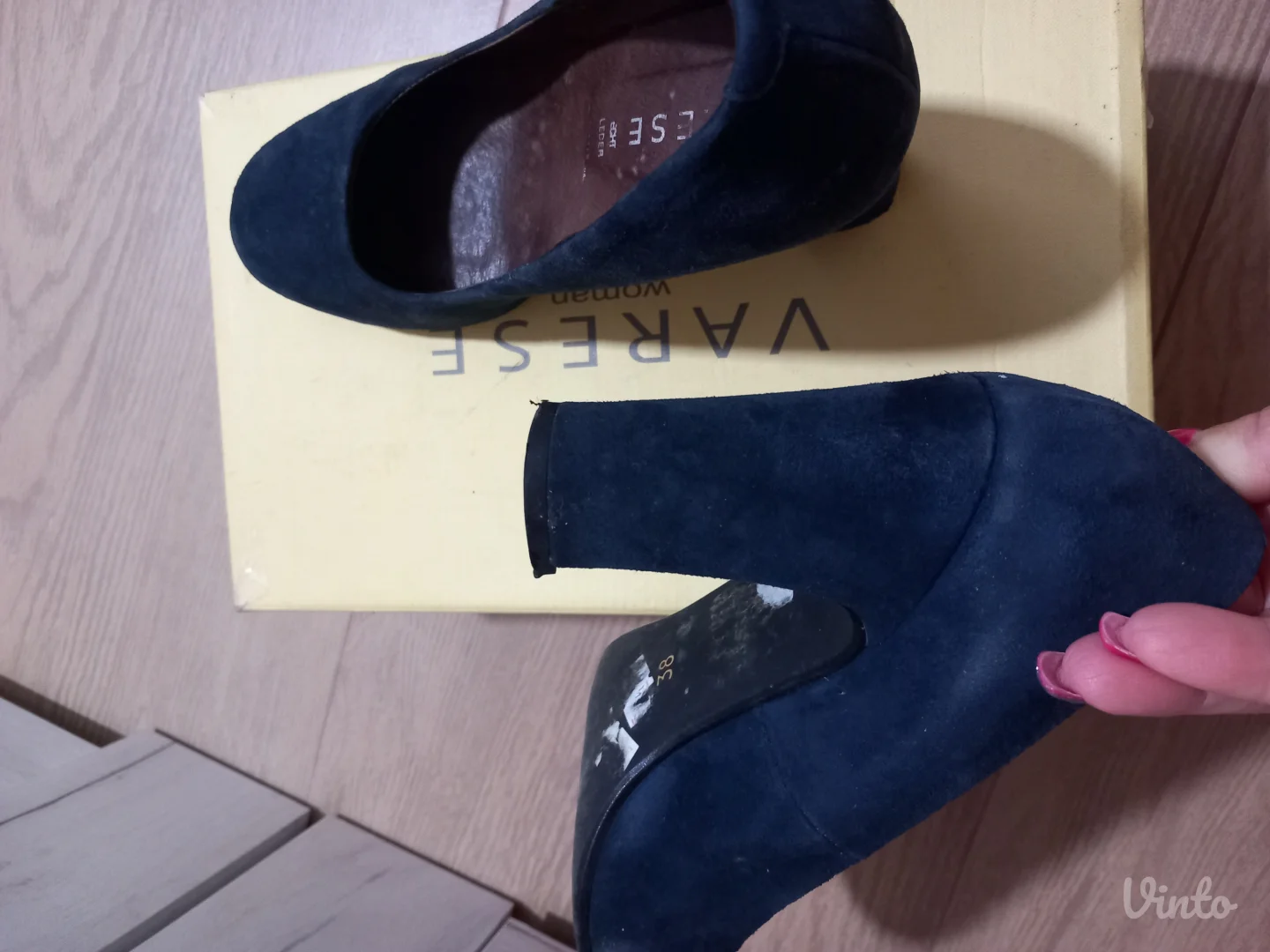 Ženske kožne cipele 38 broj