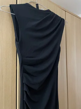 H&M crna duga haljina
