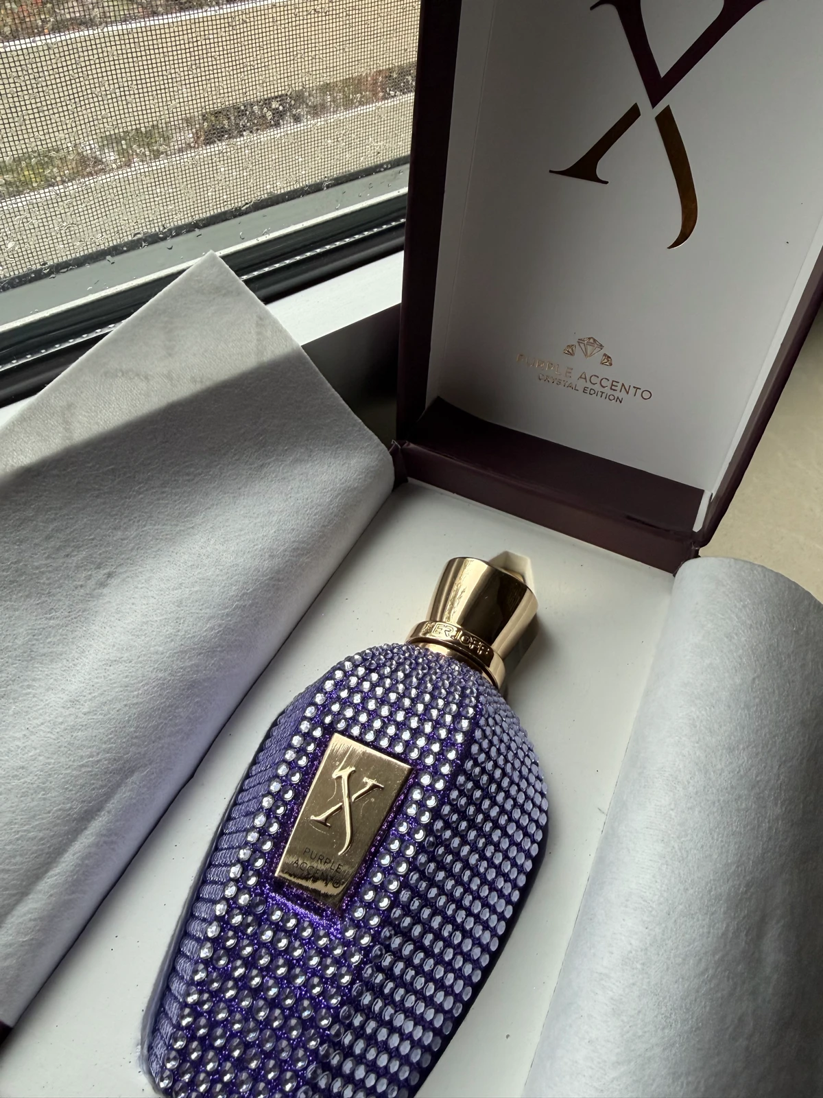XERJOFF Purple Accento Crystal Edition 100ml NOVO