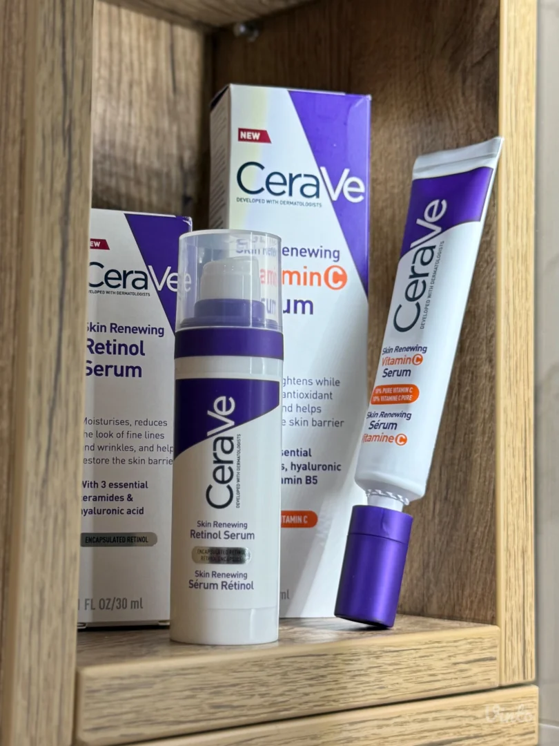 CERAVE Retinol serum i Vitamin C serum