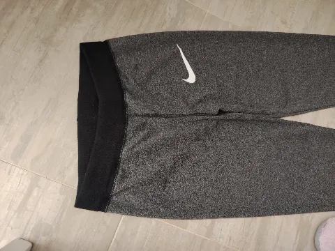 NIKE ženske sportske helanke – sive melanž, visok struk