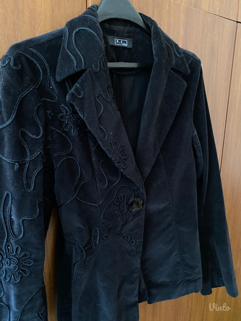 Ps fashion strukiran crni sako