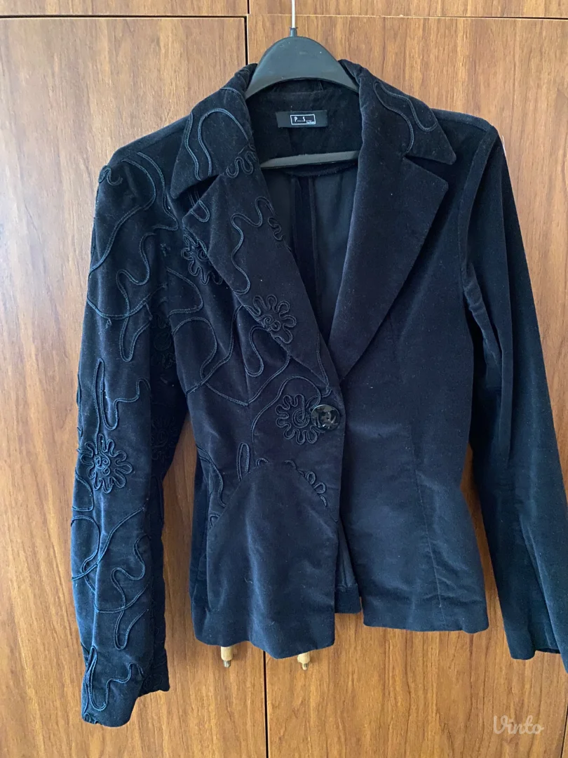 Ps fashion strukiran crni sako