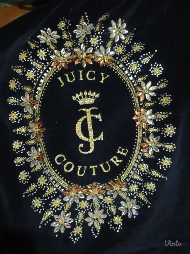 Juicy couture crni duks na zakopcavanje