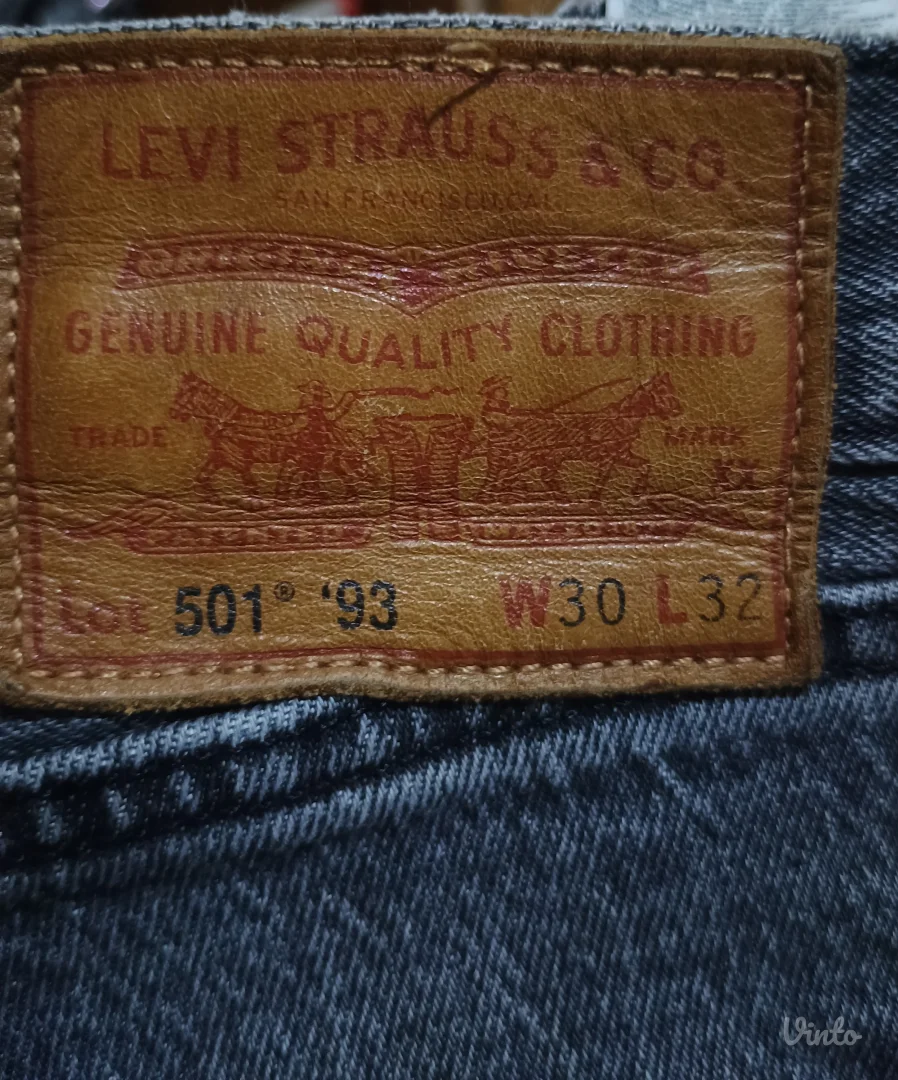 Levis - tamno sive muške farmerke