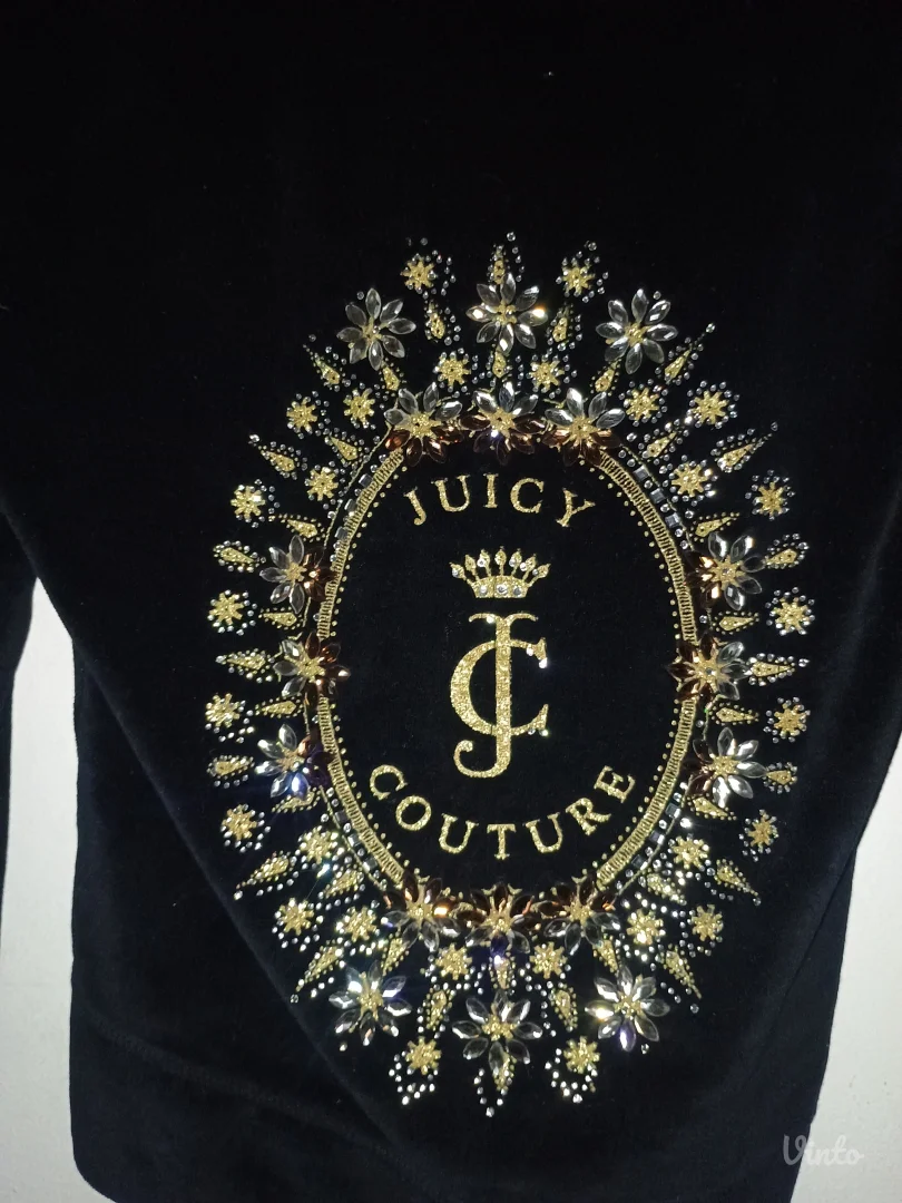 Juicy couture crni duks na zakopcavanje