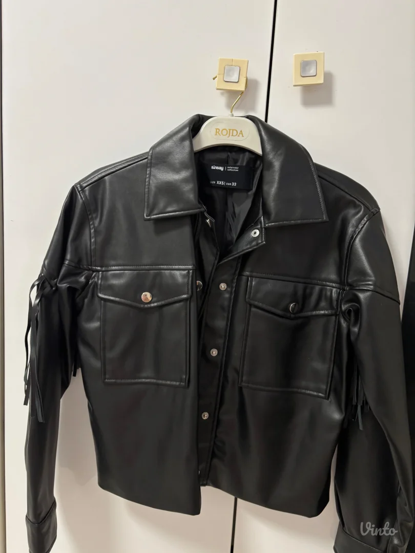 Kozna jakna sa resama