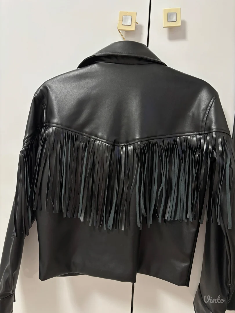 Kozna jakna sa resama