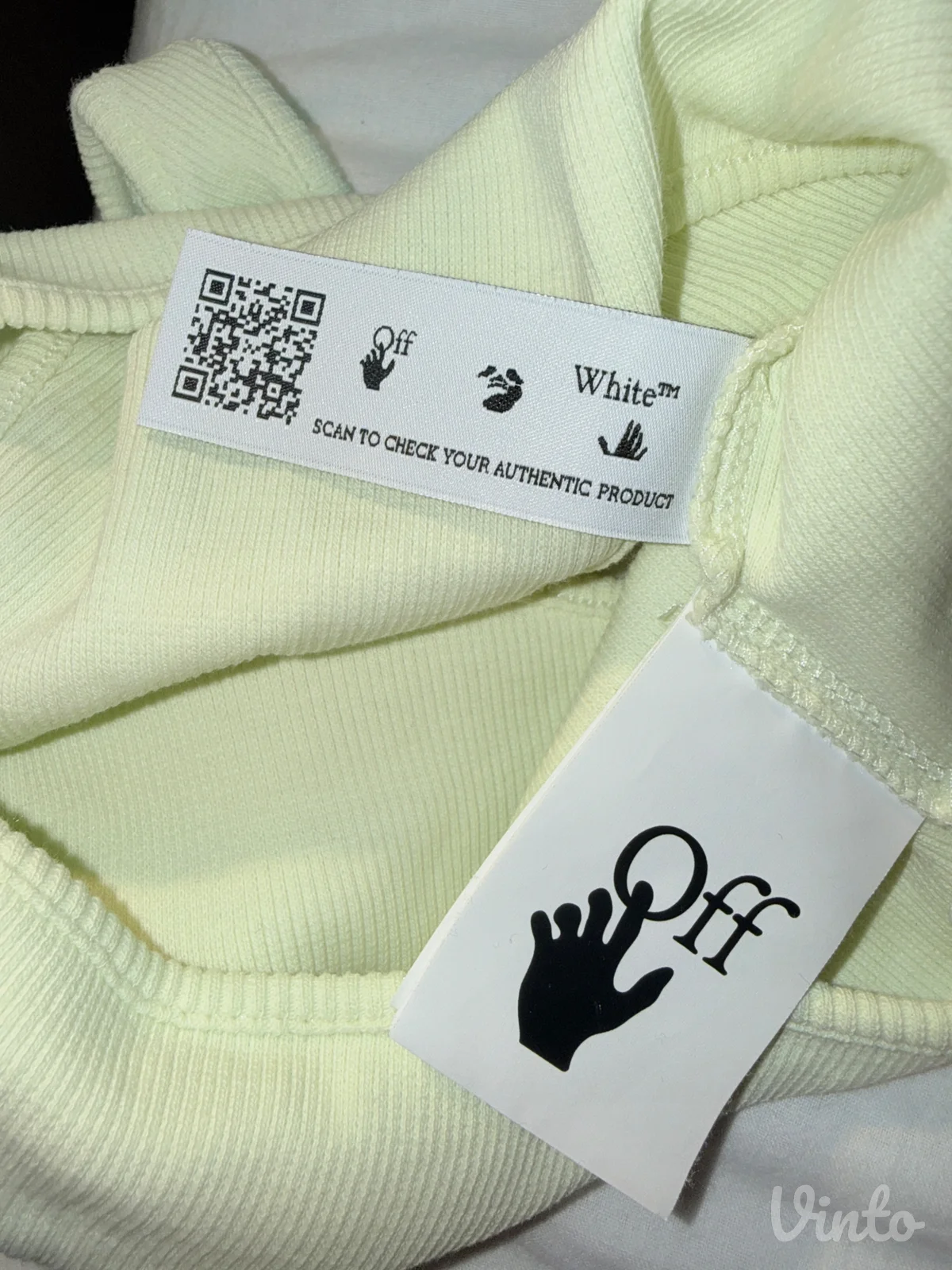 Off White crop top (original)