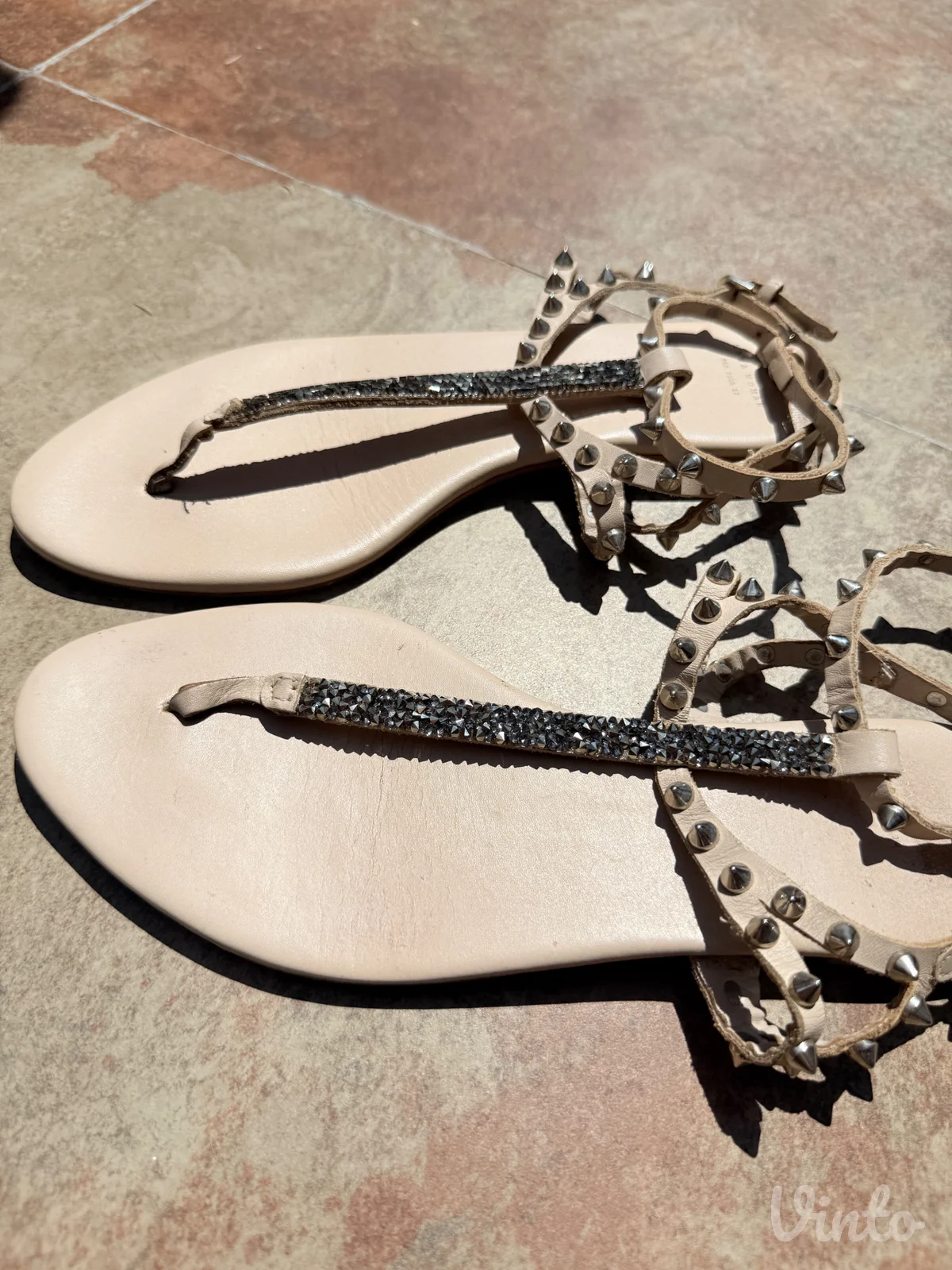Zara sandale sa swarovski kristalima