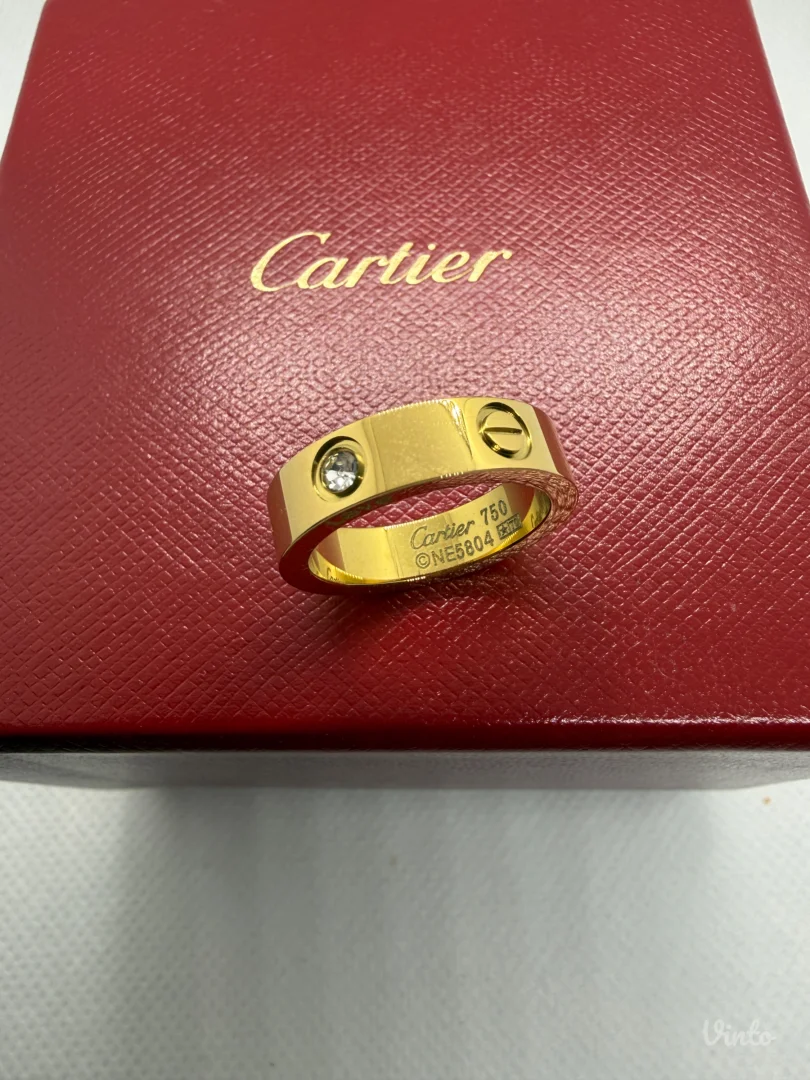 Cartier love prsten sa cirkonima