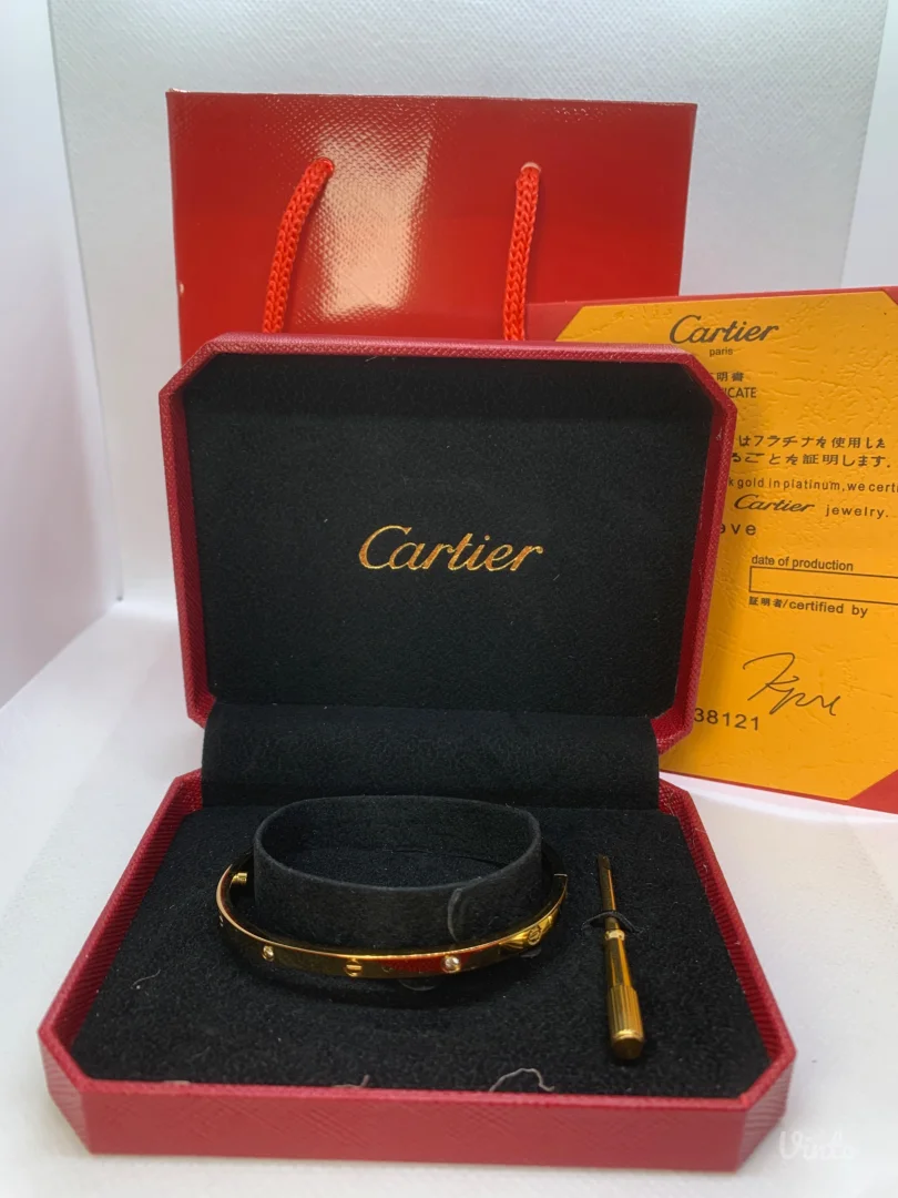 Cartier love narukvica sa cirkonima