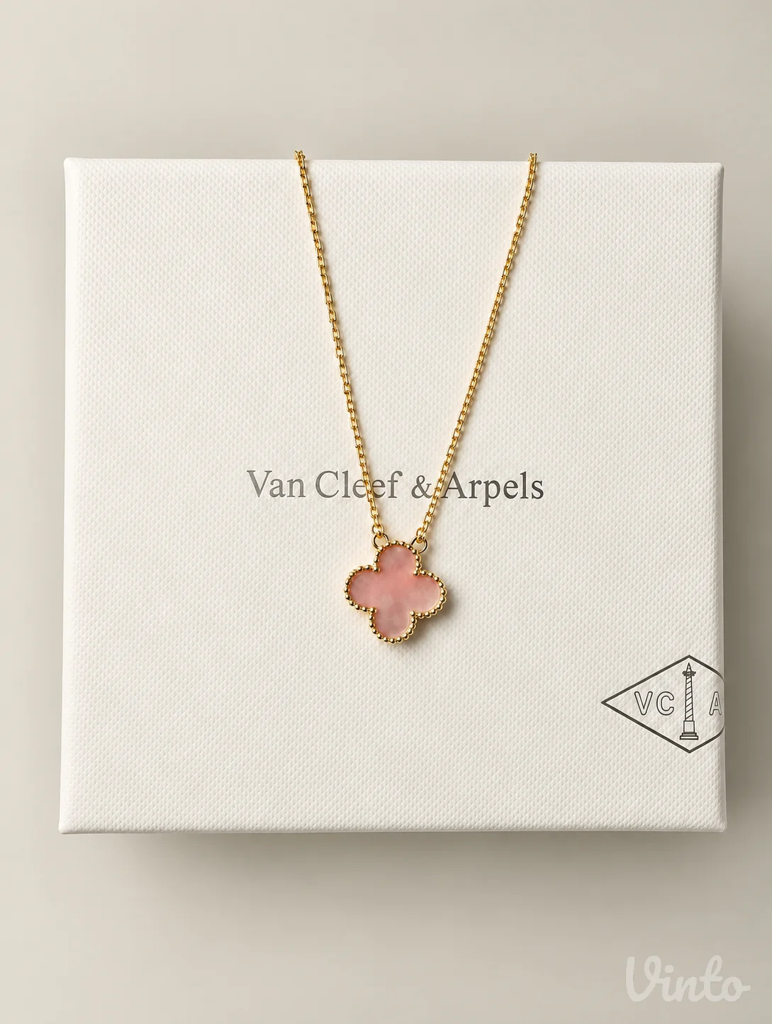 Van Cleef roze ogrlica