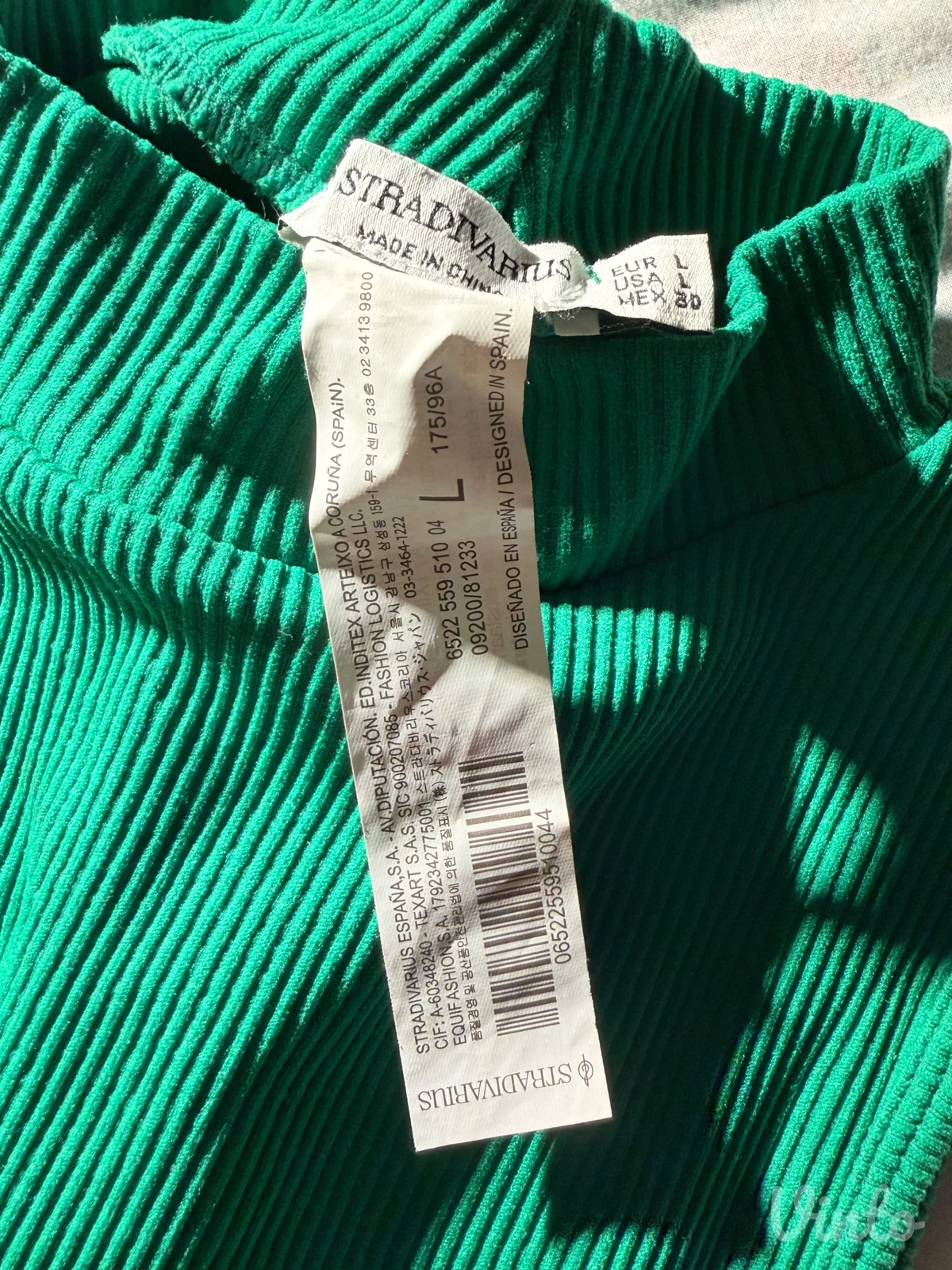 Stradivarius rebrasti top (NOV)