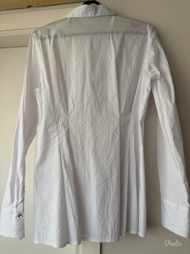 Mohito Bela košulja sa vezivanjem u struku