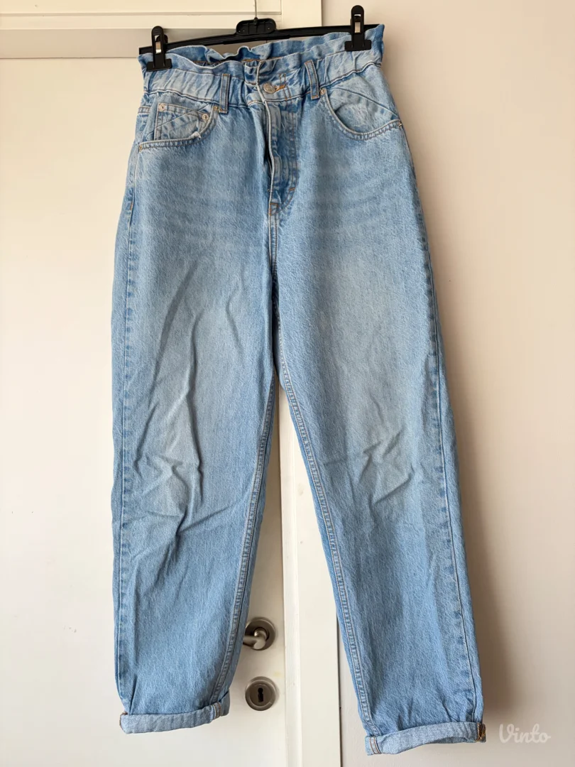 Pull&Bear - Svetle high waist farmerke