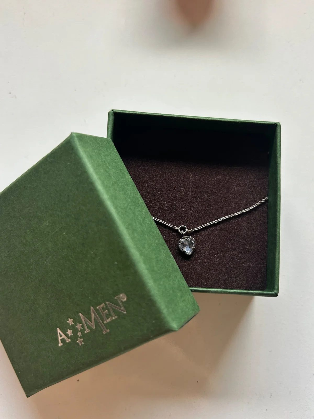 AMEN White Heart Solitaire