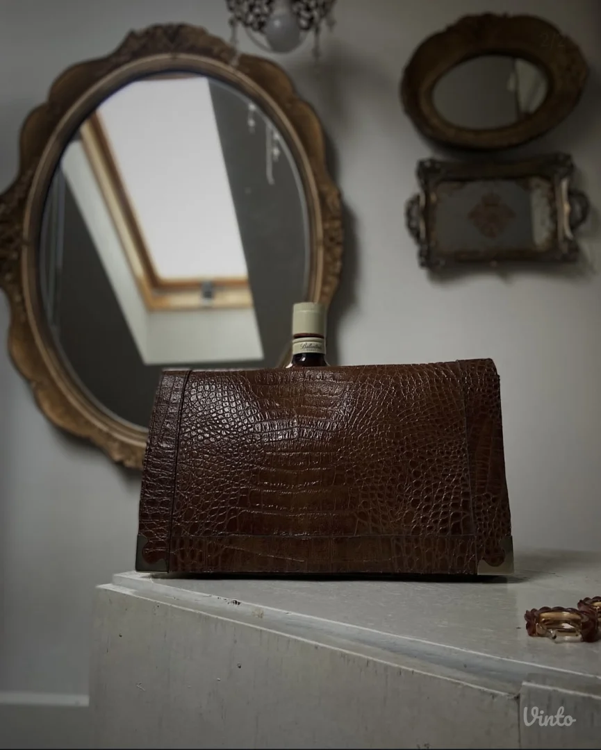 Kožna vintage torba