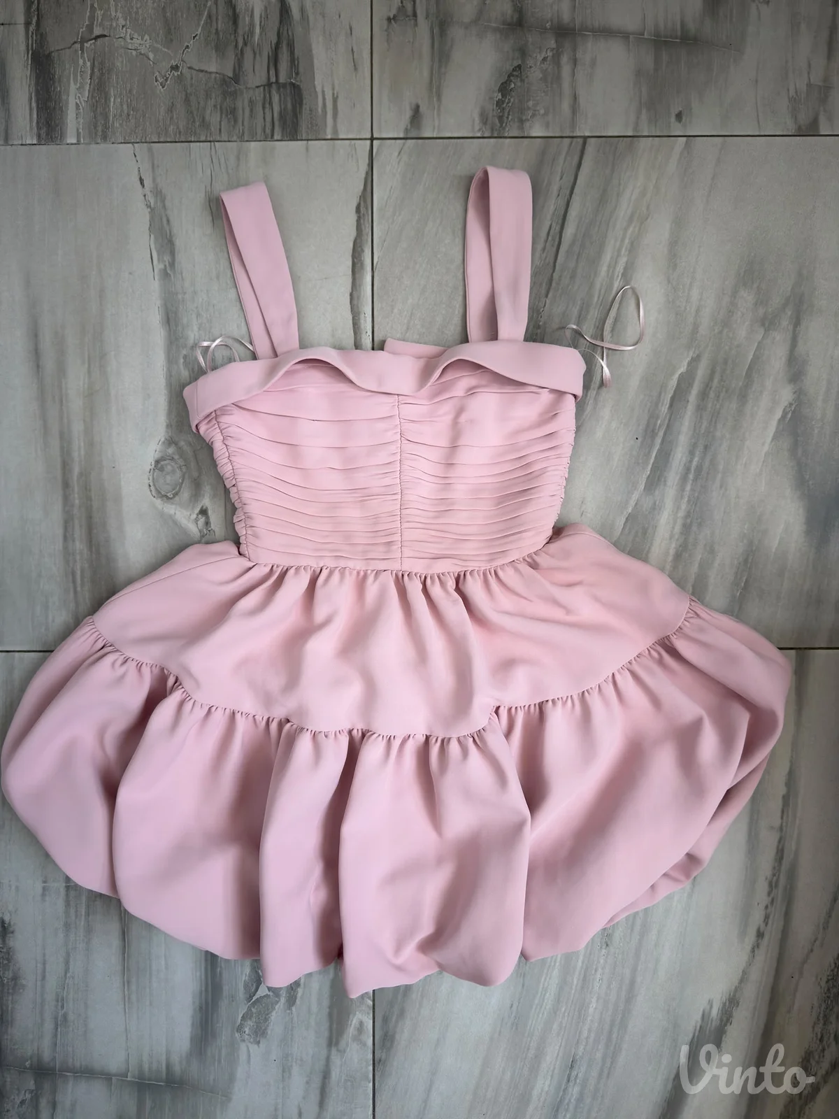 Zara roze mini haljina S velicina