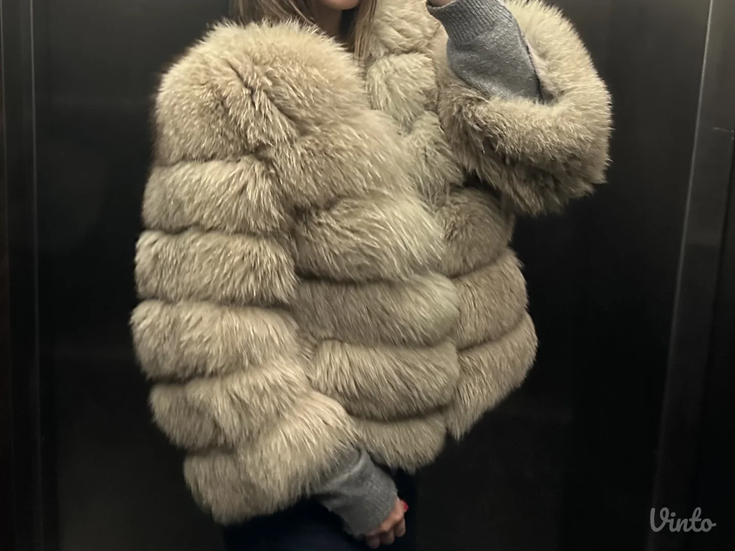 bunda od polarne lisice