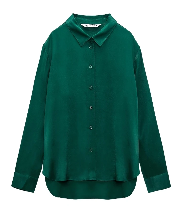 Zara satin effect kosulja