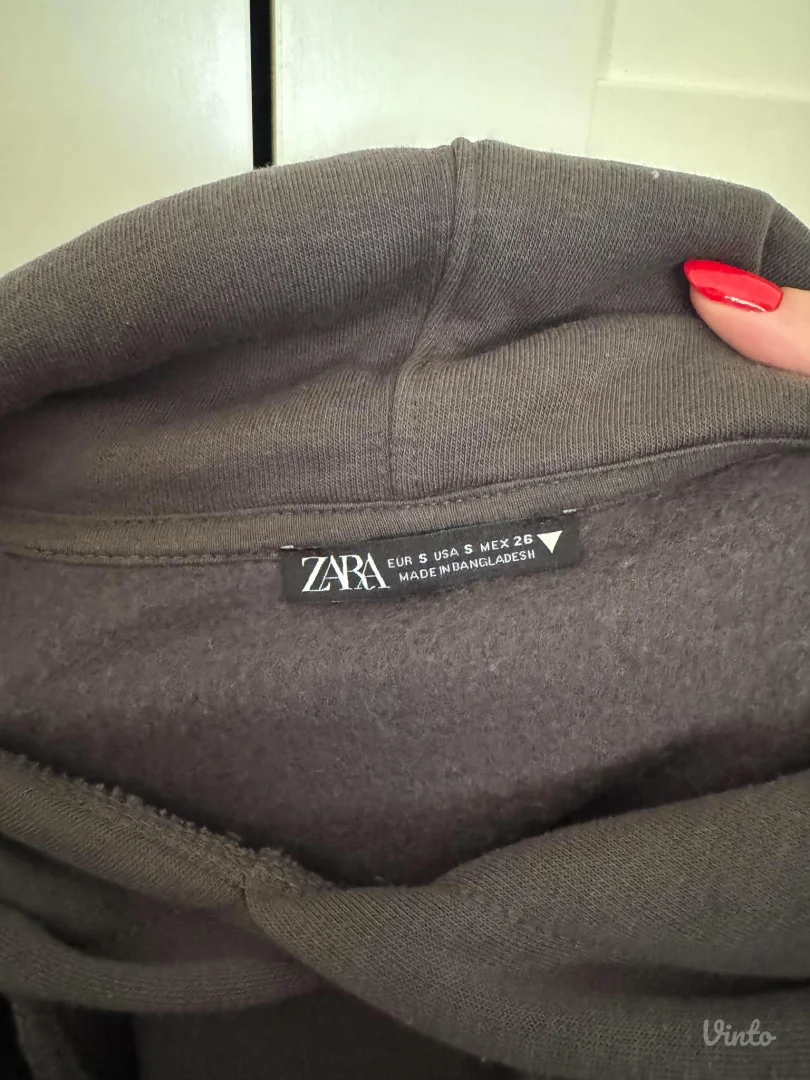 Zara crop duks