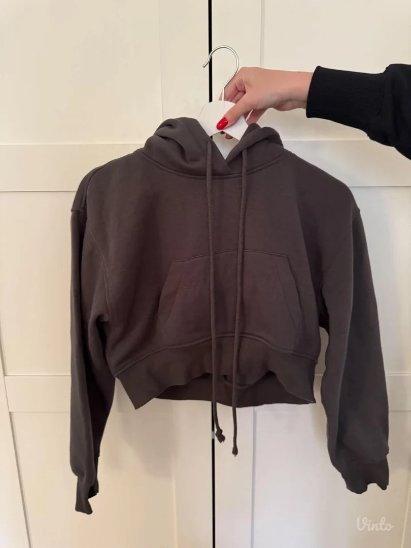 Zara crop duks