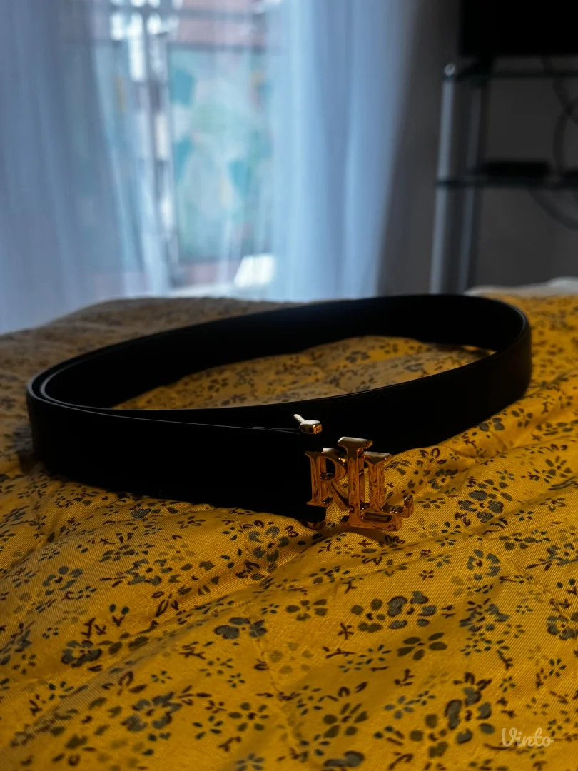 Ralph Lauren Kožni crni kais original