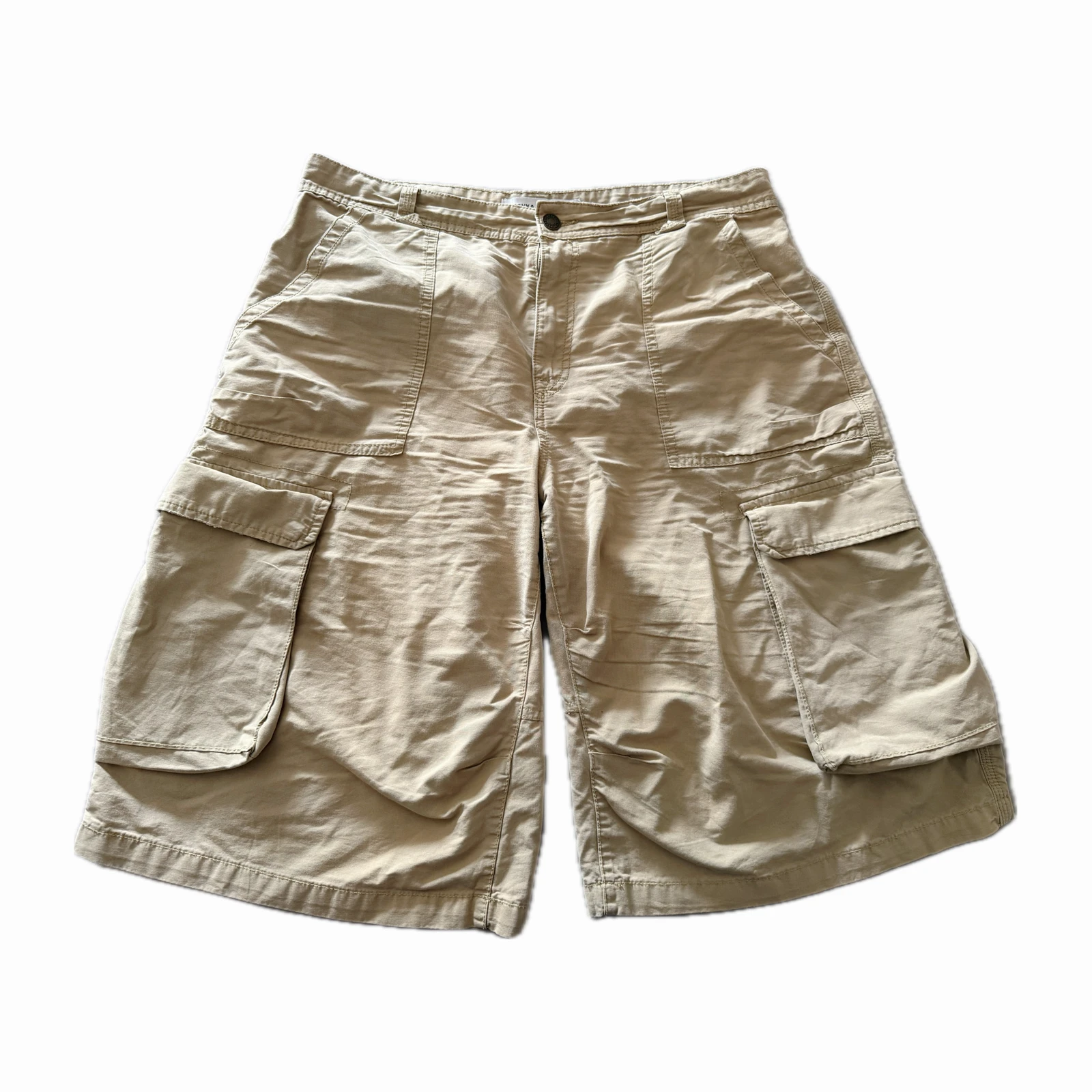BERSHKA bež bermude/jorts