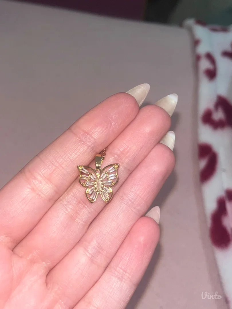 Ogrlica leptir - Stainless steel