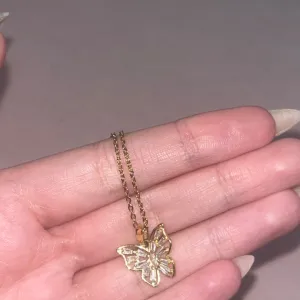 Ogrlica leptir - Stainless steel