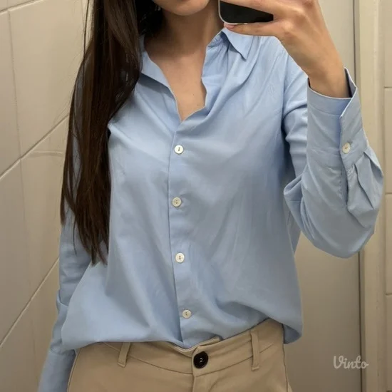 STRADIVARIUS plava košulja